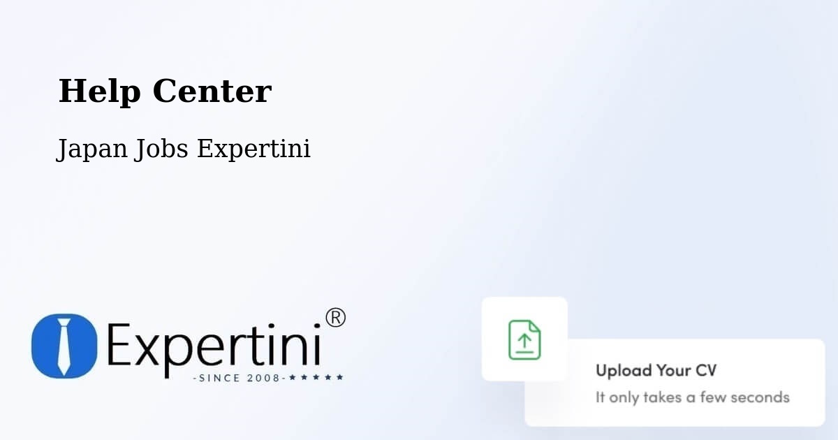 Help Center – Futtsu - Japan Jobs Expertini